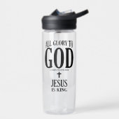 Eer aan God Christelijk Waterfles (Links)