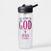 Eer aan God Christelijk Waterfles (Links)