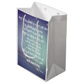 Eer aan God Engel Verzen Kerstmis Medium Cadeauzakje (Voorkant Gekanteld)