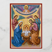 Eer aan God Folie Uitnodiging (Voorkant)