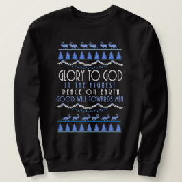 Eer aan God in de Hoge Kerstmis Trui