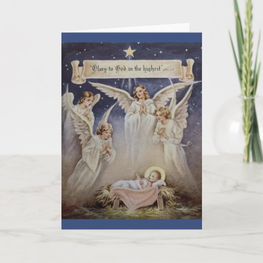  eer aan God in de hoogste Kaart (Voorkant)
