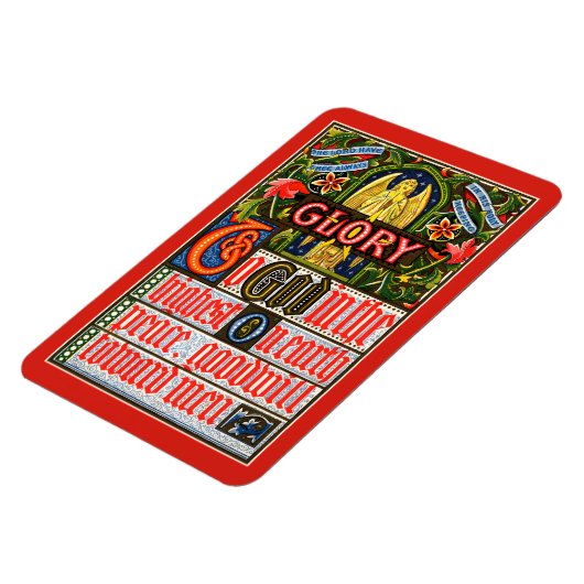 Eer aan God in de hoogste... Magneet (Linkerzijde)