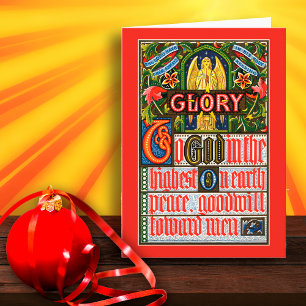 Eer aan God in den hoge... Feestdagen Kaart