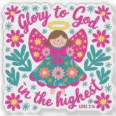 Eer aan God Sticker (Voorkant)