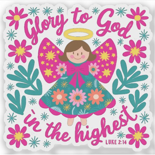 Eer aan God Sticker (Voorkant)