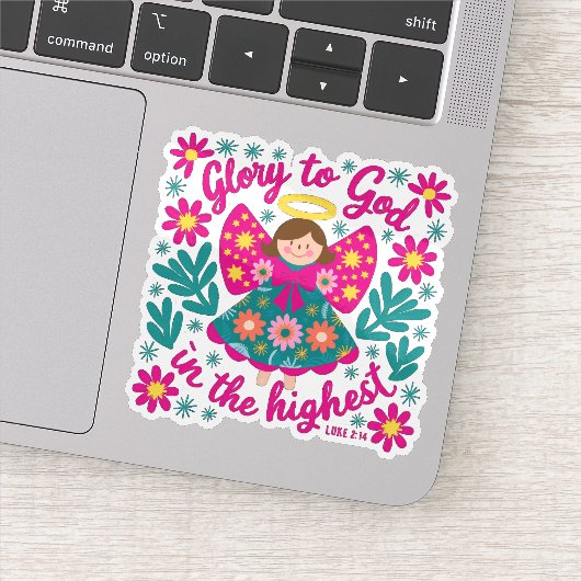 Eer aan God Sticker (Detail)