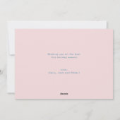 Eer aan God Waterverf Borstel Lettering Feestdagenkaart (Achterkant)