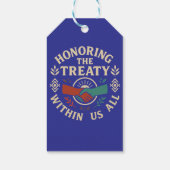Eer aan het Verdrag Binnen Ons Allen Cadeaulabel (Achterkant)