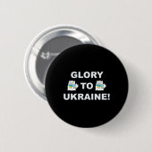 Eer aan Oekraïne 5 Ronde Button 5,7 Cm (Voorkant /achterkant)