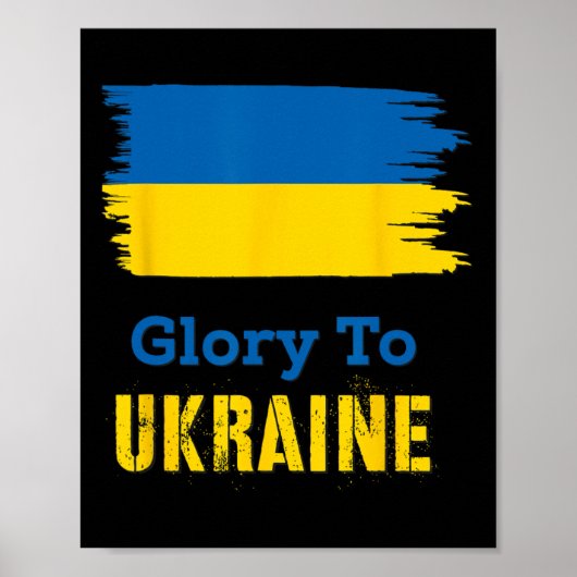 Eer aan Oekraïne 6 Poster (Voorkant)