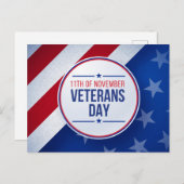 Eer allen die dienden feestdagenkaart (Voorkant / Achterkant)