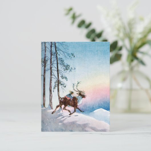 eer C. Appleton de sneeuwkoningin Briefkaart (Staand voorkant)