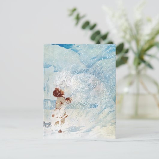  eer C. Appleton de sneeuwkoningin Briefkaart (Staand voorkant)