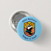 "Eer-das" Badge Knop Ronde Button 3,2 Cm (Voorkant /achterkant)
