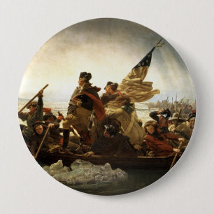 Eer de Amerikaanse geschiedenis met deze opvallend Ronde Button 4,0 Cm