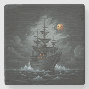 Eer de Amerikaanse marine - Embleem, anker en schi Stenen Onderzetter
