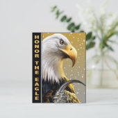 Eer de Eagle Claw geschenken en kleding Briefkaart (Staand voorkant)