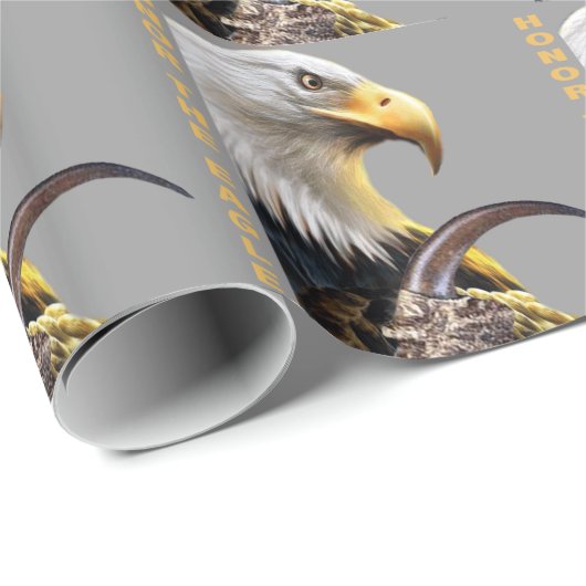 Eer de Eagle Claw geschenken en kleding Cadeaupapier (Rol Hoek)
