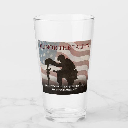 Eer De Gevallenen Glas (Voorkant)