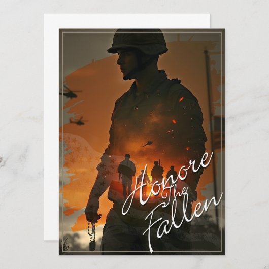 Eer de gevallenen - Onthoud hun offer (Voorkant / Achterkant)