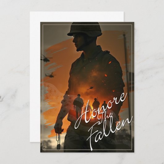 Eer de gevallenen - Onthoud hun offer (Voorkant / Achterkant)