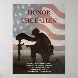 Eer De Gevallenen Poster