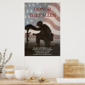 Eer de gevallenen poster (Keuken)