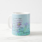 Eer de Heer, Spreuken 3:9,10 Koffiemok (Voorkant links)