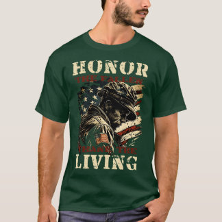 Eer de slachtoffers bedanken het leven t-shirt