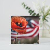 Eer degenen die alles gaven bedankkaart (Staand voorkant)