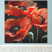 Eer degenen die alles gaven canvas afdruk (Insitu (Houten vloer))