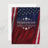 Eer degenen die dienden kaart (Voorkant / Achterkant)