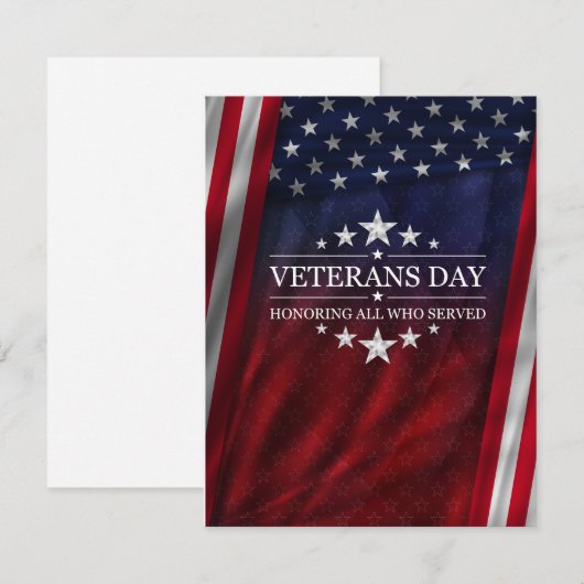 Eer degenen die dienden kaart (Voorkant / Achterkant)