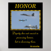 Eer duurt voort met de onverzettelijke kracht van  poster (Voorkant)