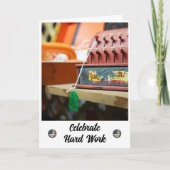 Eer elke hand die bouwt bedankkaart (Voorkant)