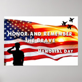 Eer en herinner de Brave Poster