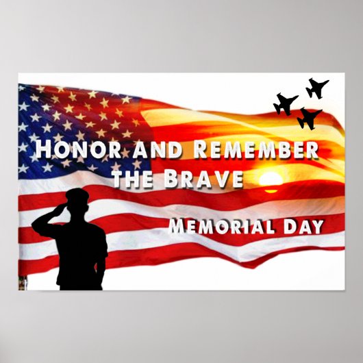 Eer en herinner de Brave Poster (Voorkant)