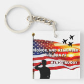 Eer en herinner de Brave Sleutelhanger (Voorkant)