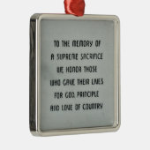 Eer en Herinner Militair Ornament (Rechts)