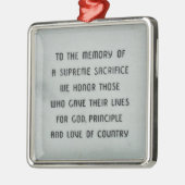Eer en Herinner Militair Ornament (Links)