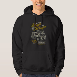 Eer en Moed Brandweerman Brandweer Brandweerwagen Hoodie