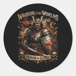 Eer & Glorie Ronde Sticker