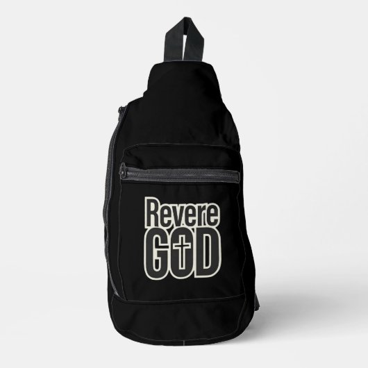 Eer GOD - Christelijk Sling Bag (Voorkant)
