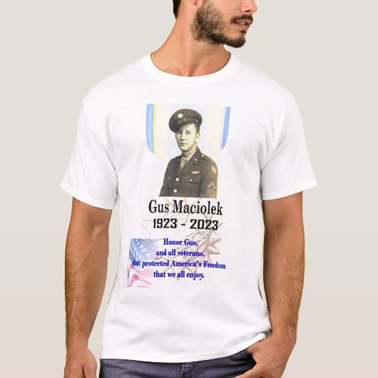 Eer Gus Beschermer van de Vrijheid T-shirt (Voorkant)