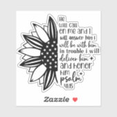 Eer Hem Christelijk Geloof  Sticker (Vel)