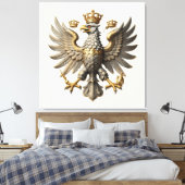 Eer het koninklijk erfgoed van Illyrië I Canvas Afdruk (Insitu (Slaapkamer))
