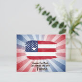 "Eer het verleden. Vier de toekomst" Juneteenth Briefkaart (Staand voorkant)