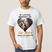 Eer Hun Herinnering: Aangepaste foto-herdenking me T-shirt (Voorkant)