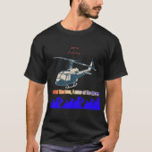 Eer in elke zwarte draad t-shirt (Voorkant)